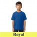 Gildan Softstyle Midweight Youth  gyerek póló royal